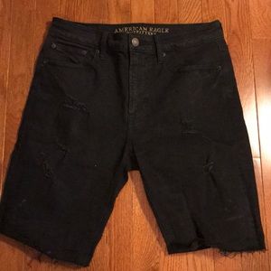 American Eagle Denim Shorts - Black